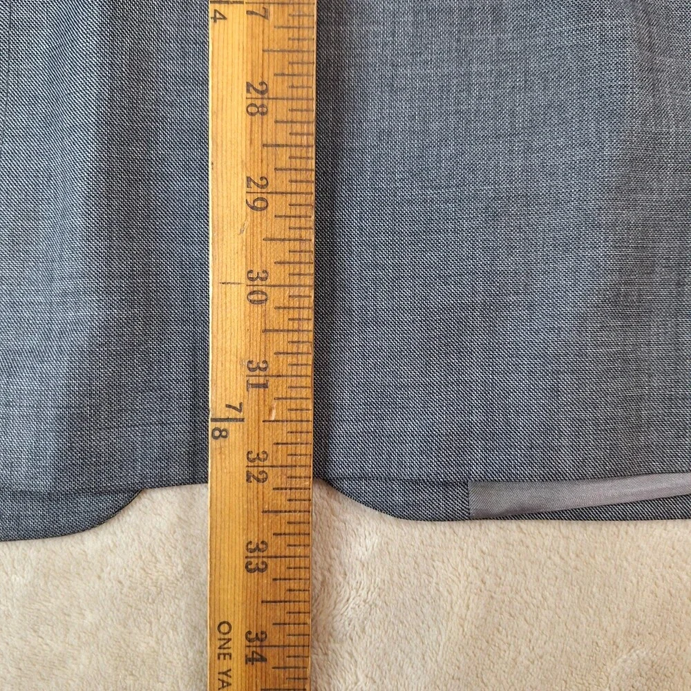 Lauren Ralph Lauren Suit Jacket Mens 40 R Gray Single Vent 2 Button Formal